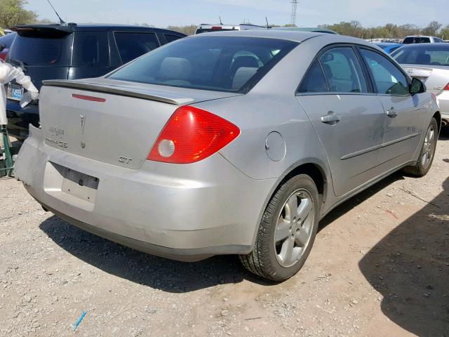 1G2ZH57N984261070 - 2008 PONTIAC G6 GT SILVER photo 4