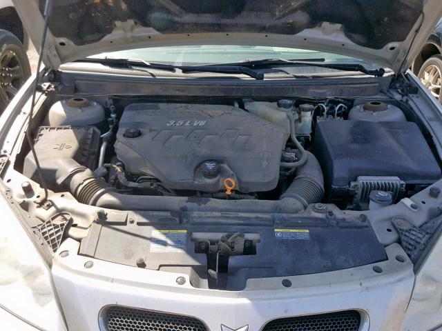 1G2ZH57N984261070 - 2008 PONTIAC G6 GT SILVER photo 7