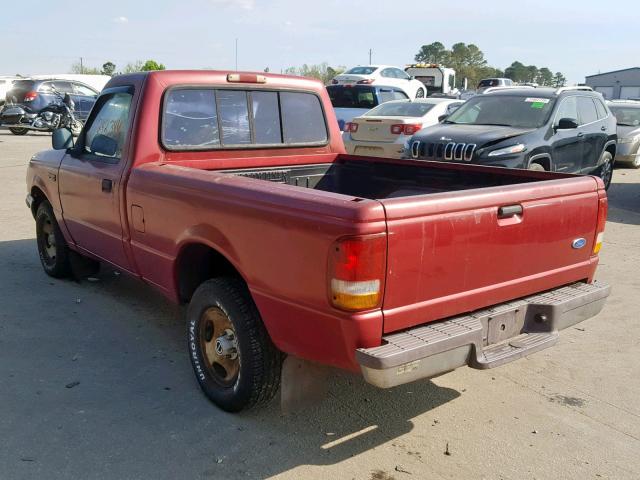 1FTCR10A8RTA48262 - 1994 FORD RANGER RED photo 3