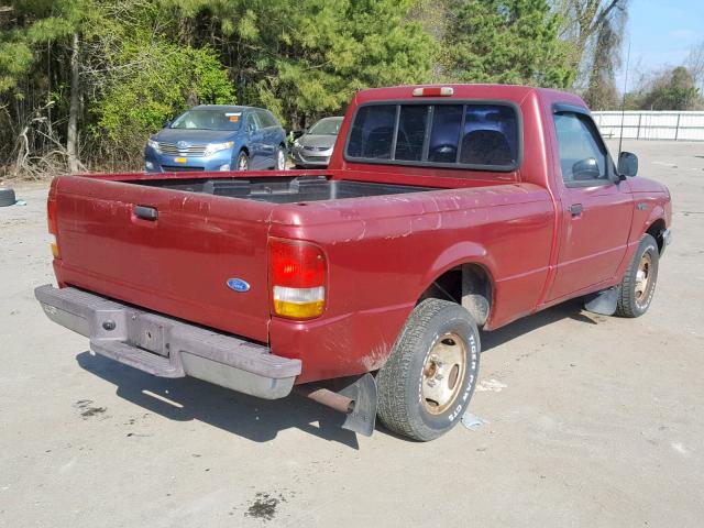 1FTCR10A8RTA48262 - 1994 FORD RANGER RED photo 4