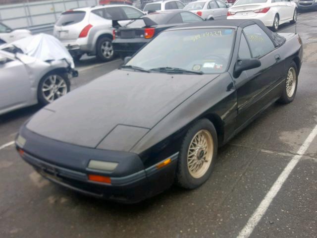 JM1FC3517J0106161 - 1988 MAZDA RX7 BLACK photo 2