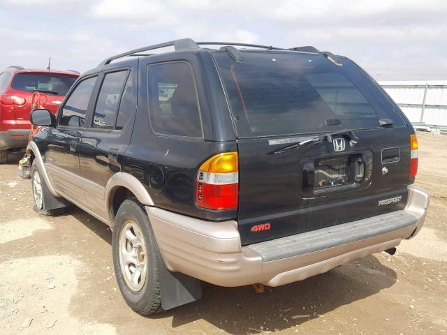 4S6DM58W514411614 - 2001 HONDA PASSPORT E BLACK photo 3