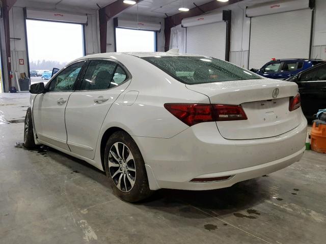 19UUB1F56GA014396 - 2016 ACURA TLX TECH WHITE photo 3