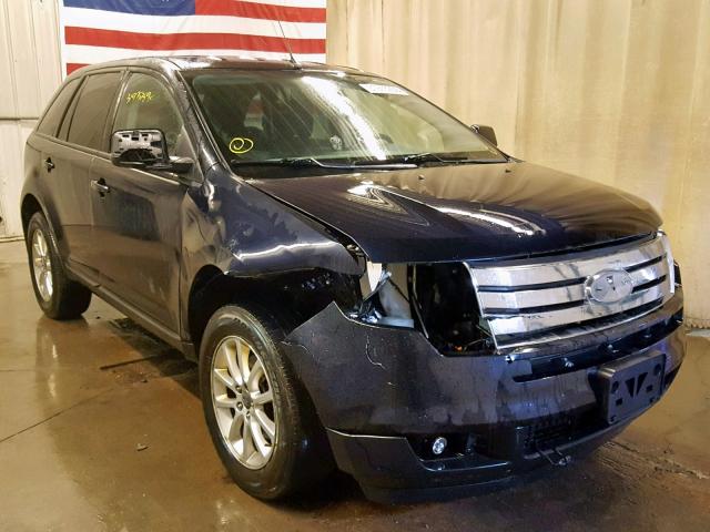 2FMDK4JC1ABB59911 - 2010 FORD EDGE SEL BLUE photo 1