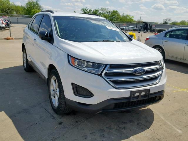 2FMTK3G9XFBC38969 - 2015 FORD EDGE SE WHITE photo 1