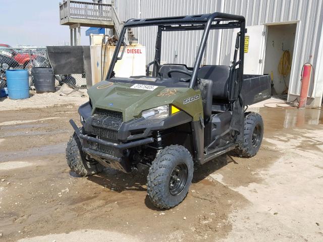 3NSRMA505KE380844 - 2019 POLARIS RANGER 500 GREEN photo 2