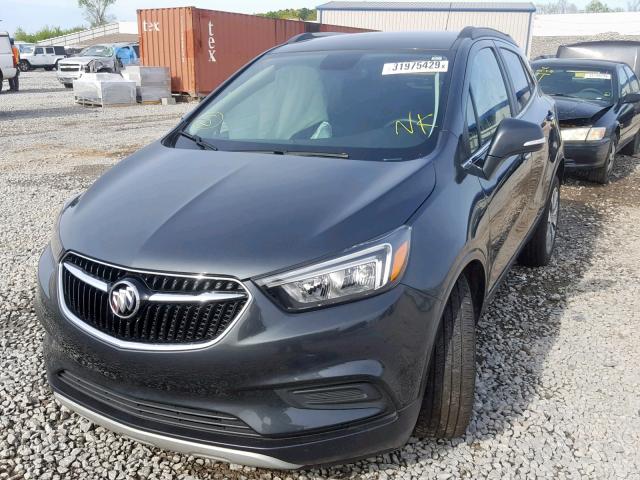 KL4CJASB7HB074881 - 2017 BUICK ENCORE PRE CHARCOAL photo 2