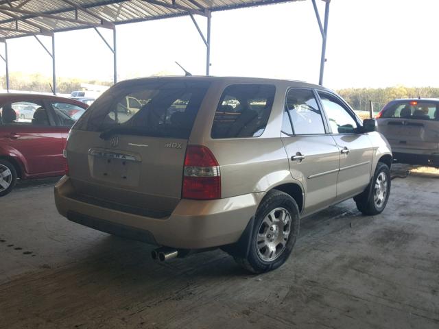 2HNYD18232H536002 - 2002 ACURA MDX GOLD photo 4