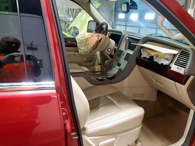 5LMEU88H54ZJ41949 - 2004 LINCOLN AVIATOR Tünd qırmızı foto 5