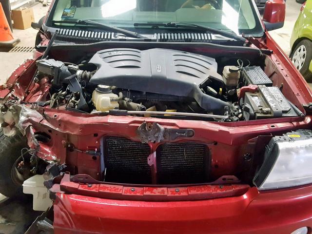 5LMEU88H54ZJ41949 - 2004 LINCOLN AVIATOR Tünd qırmızı foto 7