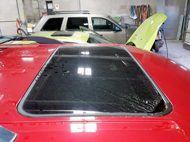 5LMEU88H54ZJ41949 - 2004 LINCOLN AVIATOR Tünd qırmızı foto 9