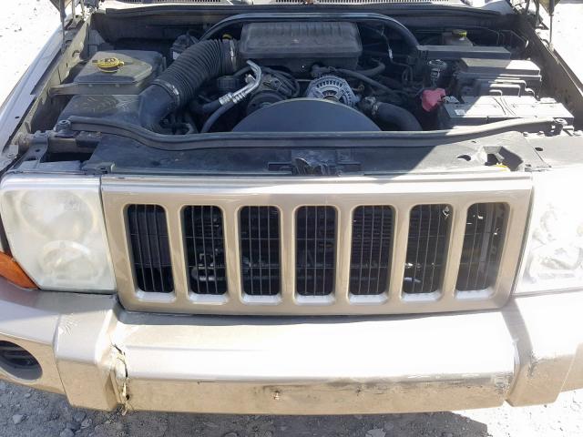 1J8HG48K86C179058 - 2006 JEEP COMMANDER TAN photo 7