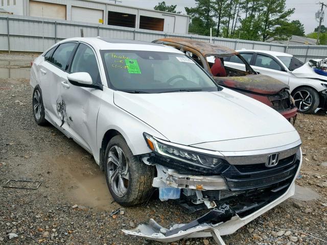 1HGCV1F56JA068761 - 2018 HONDA ACCORD EXL WHITE photo 1