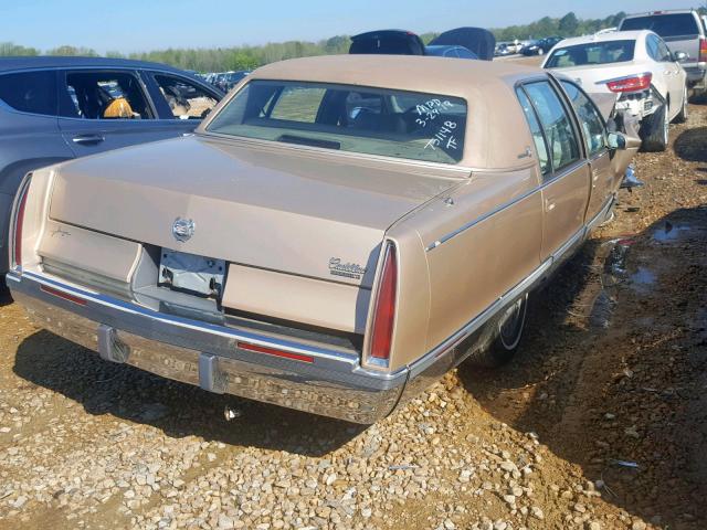 1G6DW5273PR731148 - 1993 CADILLAC FLEETWOOD TAN photo 4