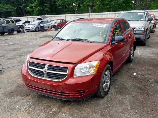 1B3HB28B88D622088 - 2008 DODGE CALIBER RED photo 2