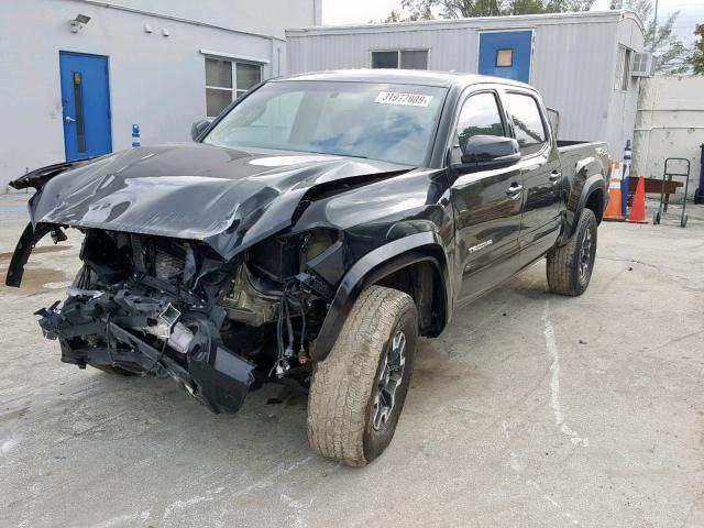 5TFDZ5BN3GX009709 - 2016 TOYOTA TACOMA DOU BLACK photo 2