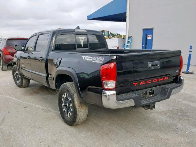 5TFDZ5BN3GX009709 - 2016 TOYOTA TACOMA DOU BLACK photo 3