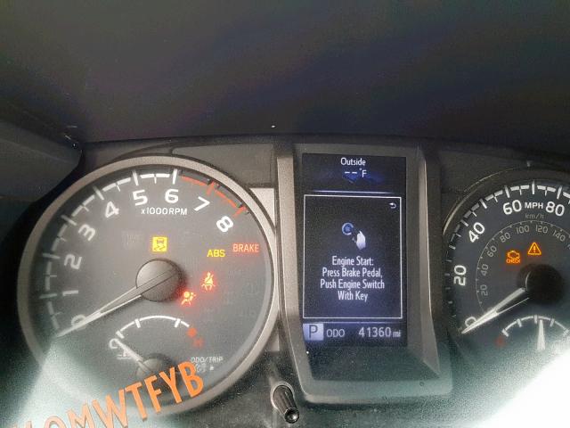 5TFDZ5BN3GX009709 - 2016 TOYOTA TACOMA DOU BLACK photo 8