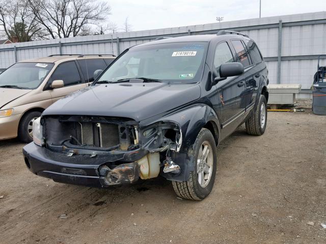 1D4HB58206F165118 - 2006 DODGE DURANGO LI BLACK photo 2