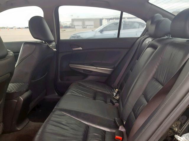 1HGCP36809A014335 - 2009 HONDA ACCORD EXL BLACK photo 6