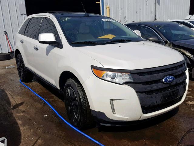 2FMDK3JC7BBA63924 - 2011 FORD EDGE SEL WHITE photo 1