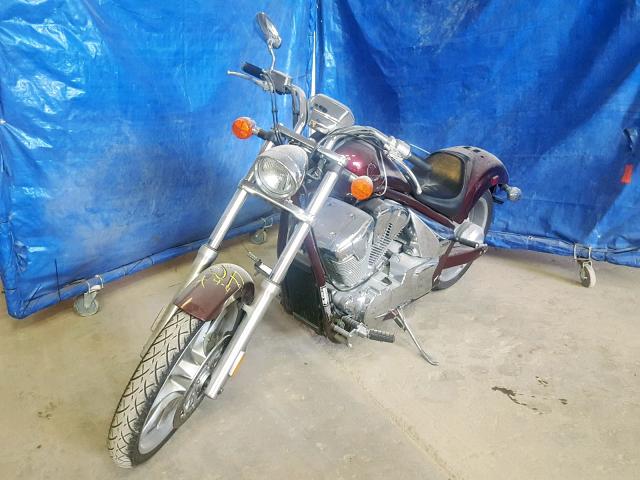 JH2SC6108AK000942 - 2010 HONDA VT1300 CX BURGUNDY photo 2