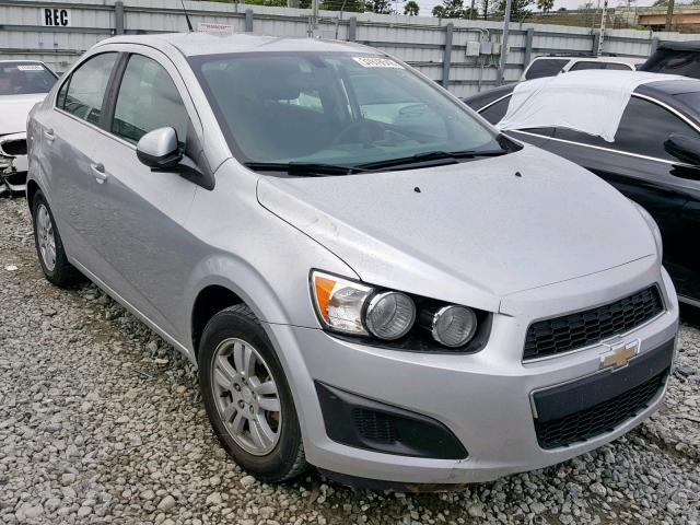 1G1JC5SH9E4169146 - 2014 CHEVROLET SONIC LT SILVER photo 1