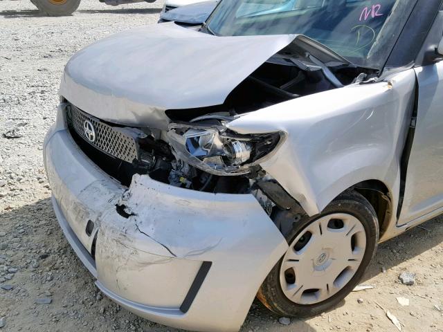 JTLKE50E991077433 - 2009 TOYOTA SCION XB 银色 照片 9
