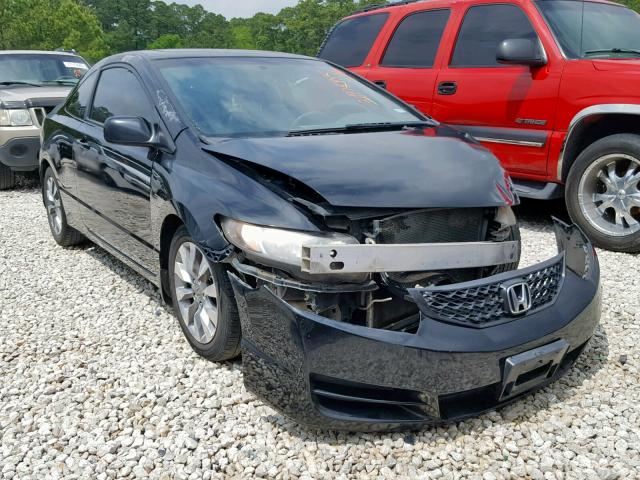 2HGFG12999H538939 - 2009 HONDA CIVIC EXL BLACK photo 1