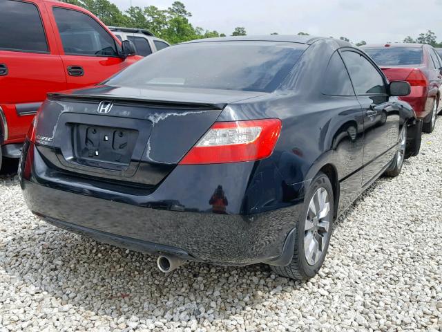 2HGFG12999H538939 - 2009 HONDA CIVIC EXL BLACK photo 4