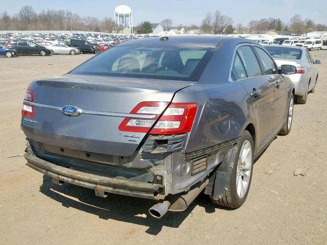 1FAHP2H8XDG101411 - 2013 FORD TAURUS SEL GRAY photo 4