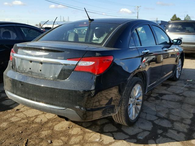 1C3CCBCB9CN132201 - 2012 CHRYSLER 200 LIMITE BLACK photo 4