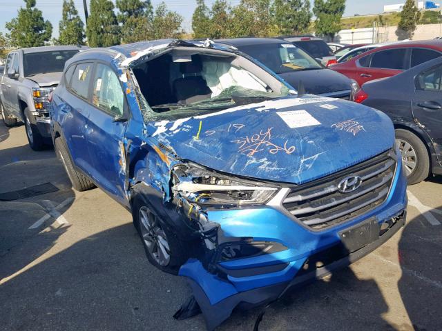 KM8J3CA41JU740032 - 2018 HYUNDAI TUCSON SEL BLUE photo 1