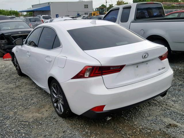 JTHBF1D26E5034736 - 2014 LEXUS IS 250 WHITE photo 3