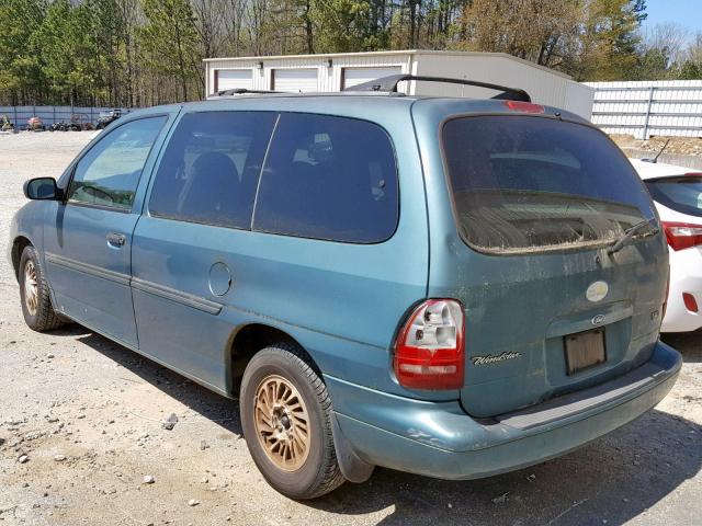 2FMZA5140WBD18951 - 1998 FORD WINDSTAR W TURQUOISE photo 3