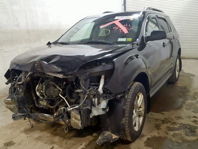 2GNFLEEK7D6225240 - 2013 CHEVROLET EQUINOX LT BLACK photo 2