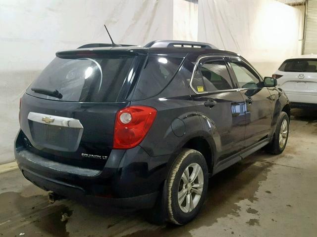 2GNFLEEK7D6225240 - 2013 CHEVROLET EQUINOX LT BLACK photo 4