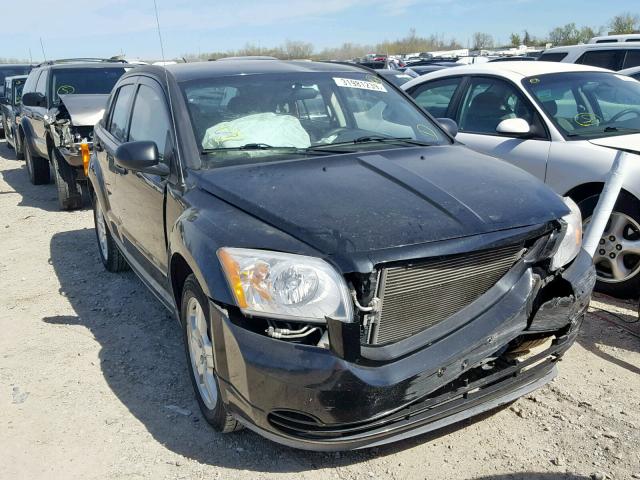 1B3HB28B68D782065 - 2008 DODGE CALIBER BLACK photo 1