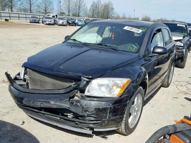 1B3HB28B68D782065 - 2008 DODGE CALIBER BLACK photo 2