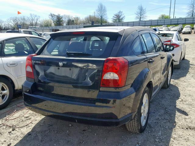 1B3HB28B68D782065 - 2008 DODGE CALIBER BLACK photo 4