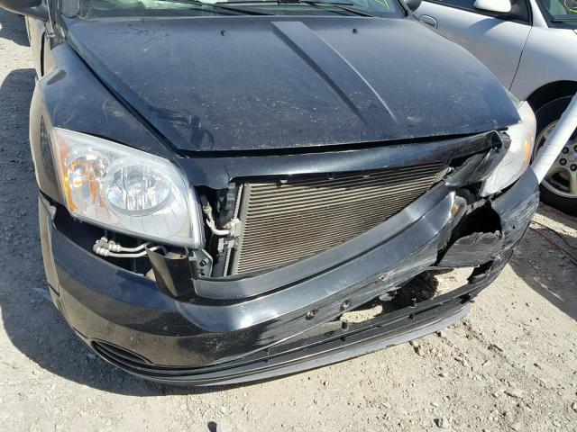 1B3HB28B68D782065 - 2008 DODGE CALIBER BLACK photo 9