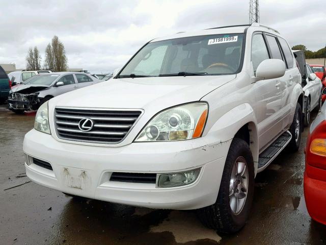 JTJBT20X760114656 - 2006 LEXUS GX 470 WHITE photo 2