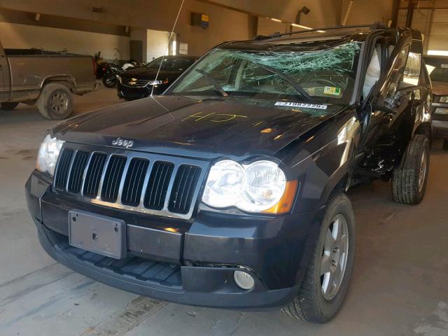 1J8GR48K09C501833 - 2009 JEEP GRAND CHER BLACK photo 2