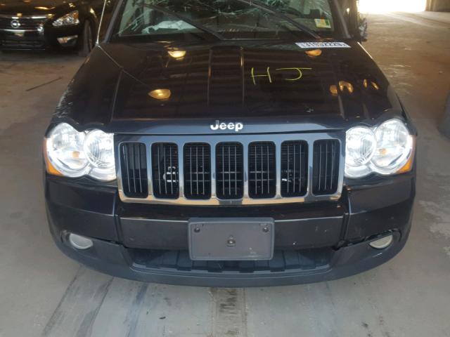 1J8GR48K09C501833 - 2009 JEEP GRAND CHER BLACK photo 7