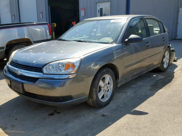 1G1ZT54855F207184 - 2005 CHEVROLET MALIBU LS GREEN photo 2