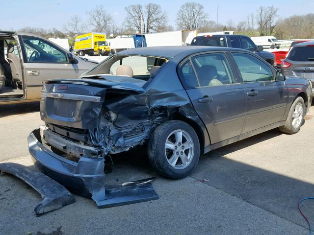 1G1ZT54855F207184 - 2005 CHEVROLET MALIBU LS GREEN photo 4