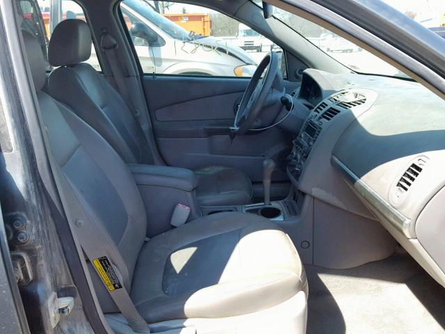 1G1ZT54855F207184 - 2005 CHEVROLET MALIBU LS GREEN photo 5