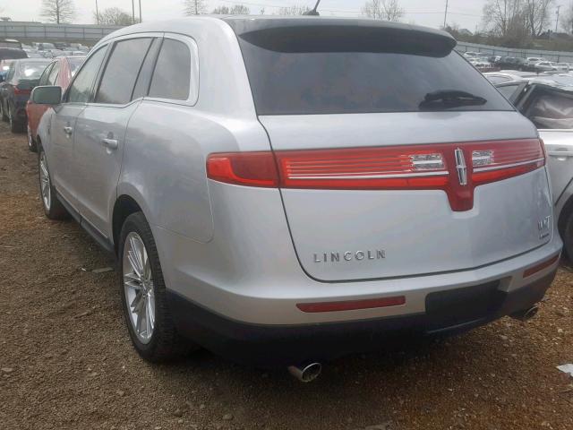 2LMHJ5ATXEBL57584 - 2014 LINCOLN MKT SILVER photo 3