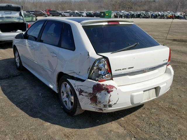 1G1ZU64885F210065 - 2005 CHEVROLET MALIBU MAX 白色 照片 3
