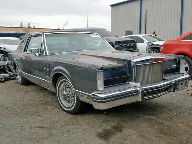 1MRBP95F6BY610850 - 1981 LINCOLN MARK VI GRAY photo 1